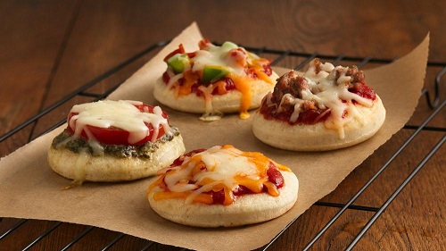 Mini pizzas semiprontas: Informação Nutricional